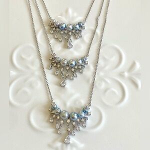 N190- S925 High Qualitu Akoya Sea Pearl Necklace